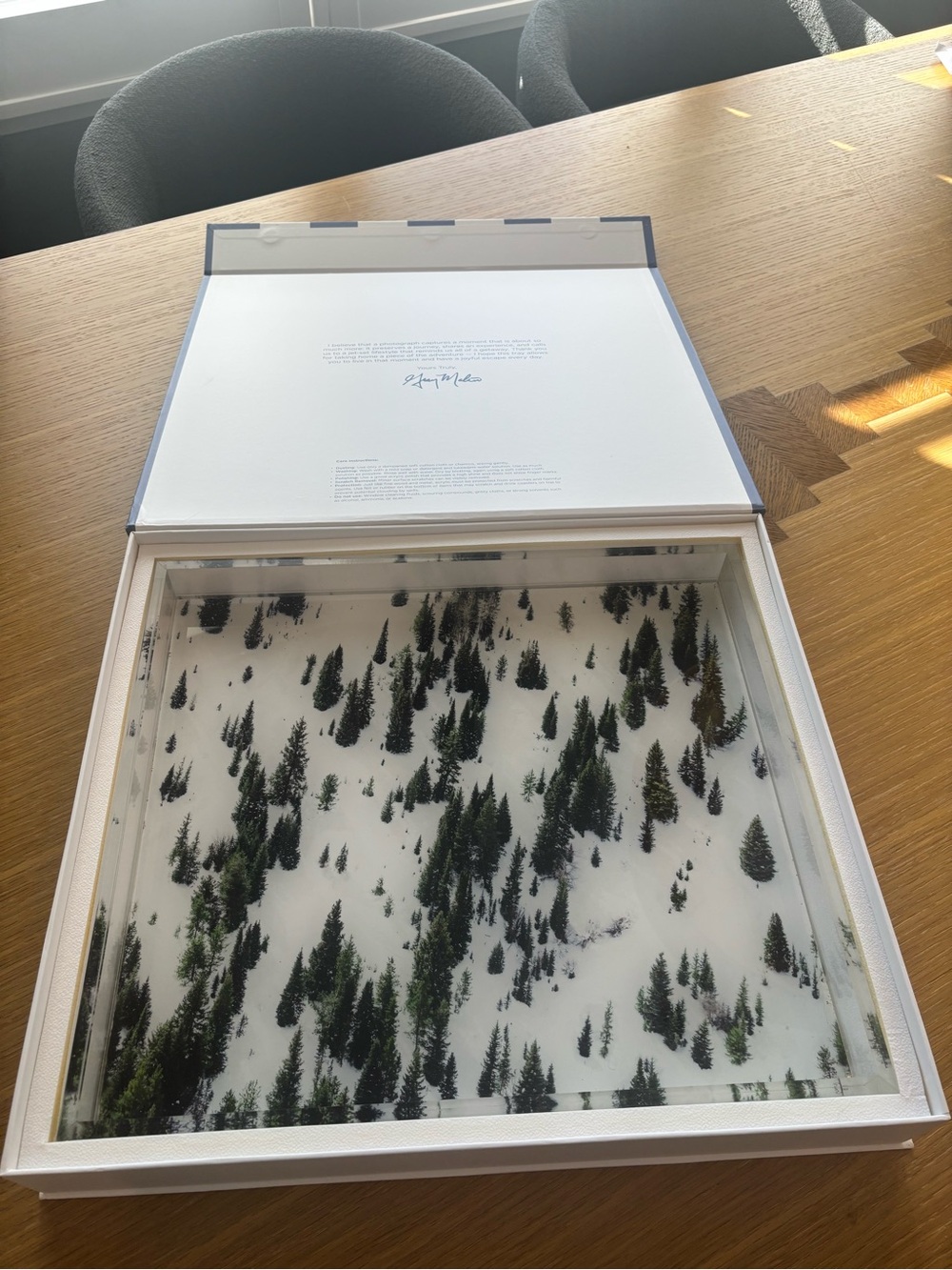 Gray Malin Acrylic Ski Tray
